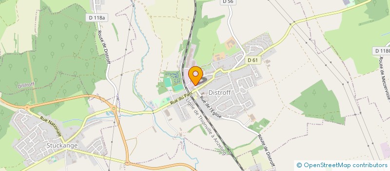 localisation de l'entreprise MONSIEUR QUENTIN PAYGNARD  DISTROFF