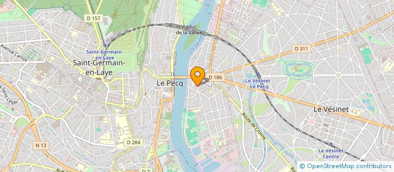 localisation de l'entreprise MONSIEUR QUENTIN PEDRON  LE PECQ