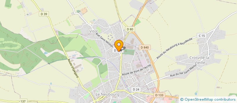 localisation de l'entreprise MONSIEUR QUENTIN PEIXOTO  CROSVILLE-LA-VIEILLE