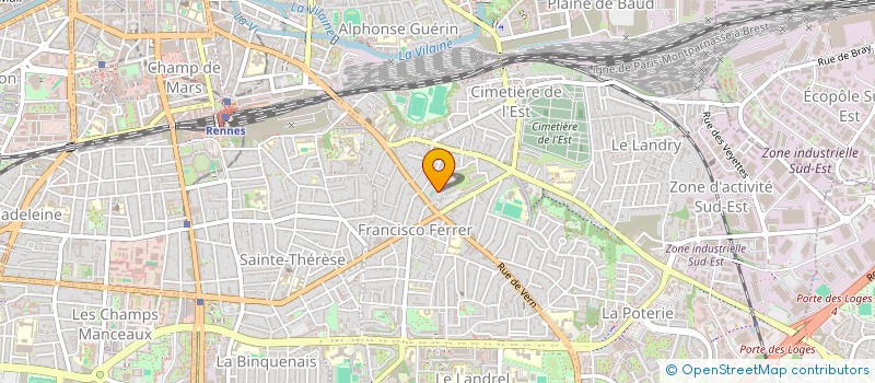 localisation de l'entreprise MONSIEUR QUENTIN PELE  RENNES