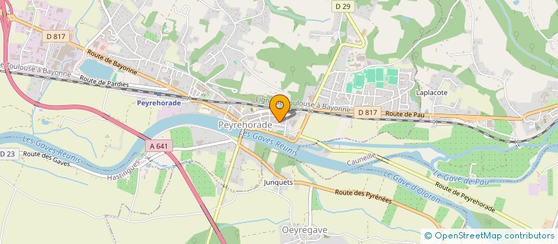 localisation de l'entreprise MONSIEUR QUENTIN PELLISSIER  PEYREHORADE