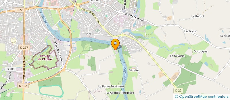 localisation de l'entreprise MONSIEUR QUENTIN PELLUAU à CHATEAU-GONTIER-SUR-MAYENNE