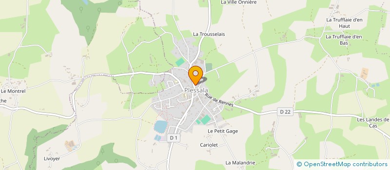localisation de l'entreprise MONSIEUR QUENTIN PEN à LE MENE