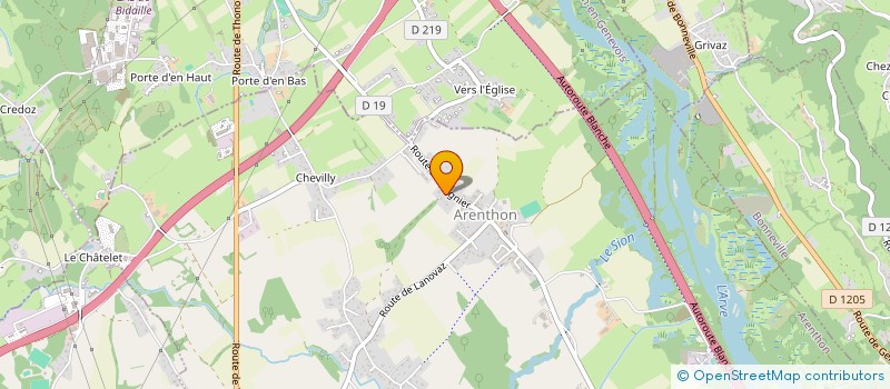 localisation de l'entreprise MONSIEUR QUENTIN PEREIRA  ARENTHON