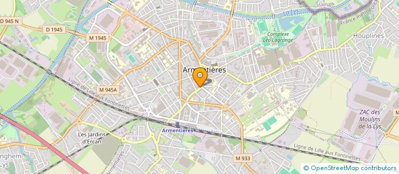 localisation de l'entreprise MONSIEUR QUENTIN PERRIA  ARMENTIERES