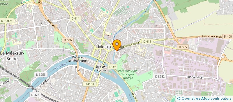 localisation de l'entreprise MONSIEUR QUENTIN PERRIER à MELUN