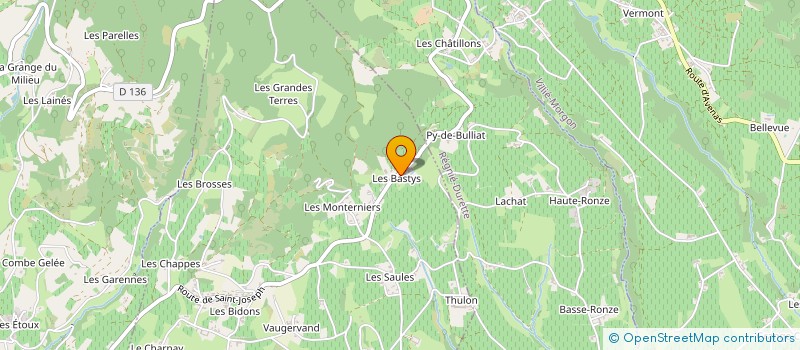 localisation de l'entreprise MONSIEUR QUENTIN PERROUD à LANTIGNIE