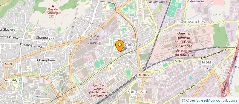 localisation de l'entreprise MONSIEUR QUENTIN PETIT  CLERMONT-FERRAND