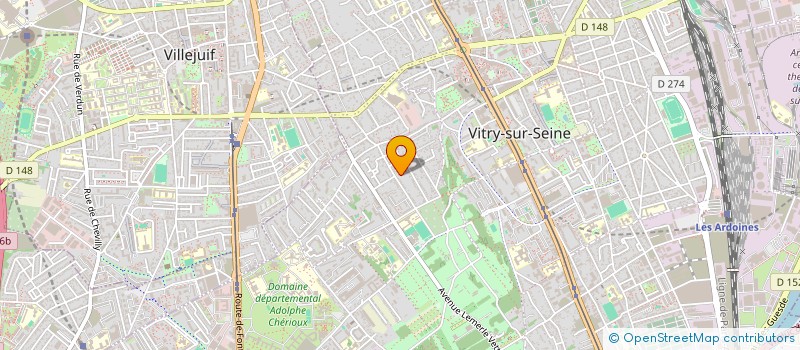 localisation de l'entreprise MONSIEUR QUENTIN PHILIPP GOUAILLIER à VITRY-SUR-SEINE