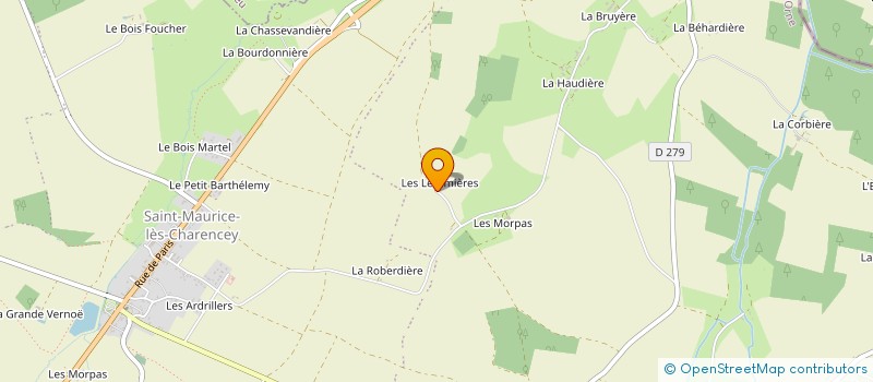 localisation de l'entreprise MONSIEUR QUENTIN PHILIPPE à CHARENCEY