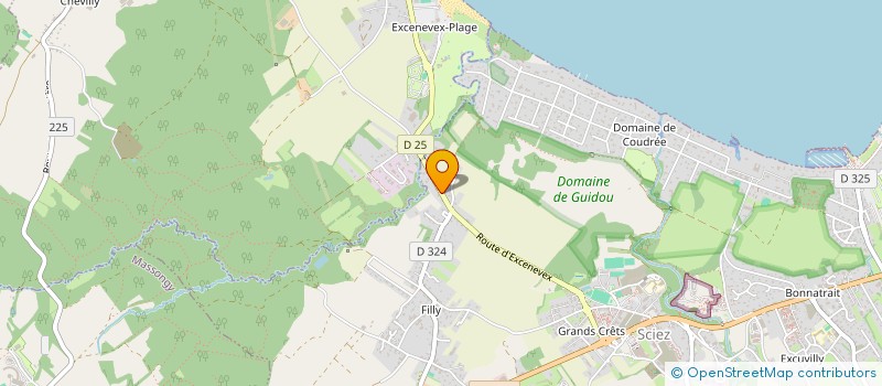 localisation de l'entreprise MONSIEUR QUENTIN PHILIPPE  SCIEZ