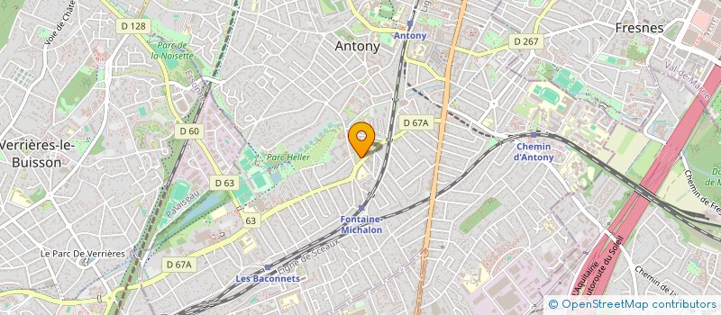 localisation de l'entreprise MONSIEUR QUENTIN PHUNG à ANTONY