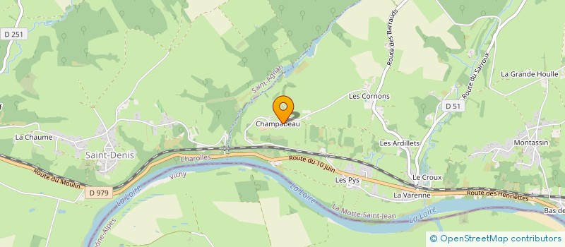 localisation de l'entreprise MONSIEUR QUENTIN PICARD  MOTTE-SAINT-JEAN (LA)