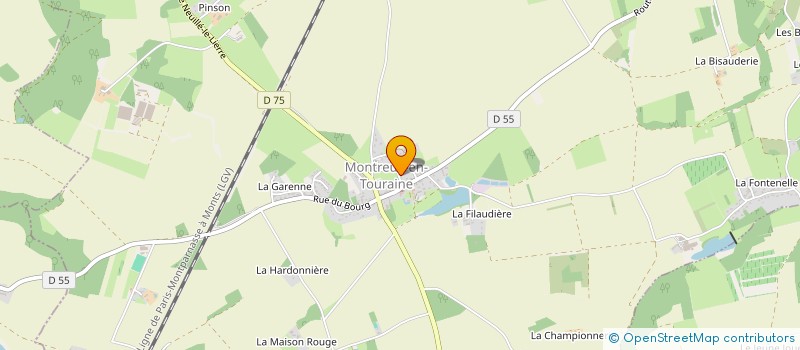 localisation de l'entreprise MONSIEUR QUENTIN PICHEREAU  NEUILLE-LE-LIERRE