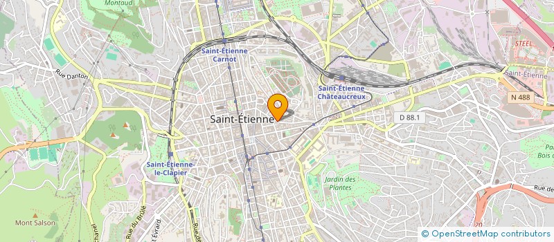 localisation de l'entreprise MONSIEUR QUENTIN PICHON  SAINT-ETIENNE