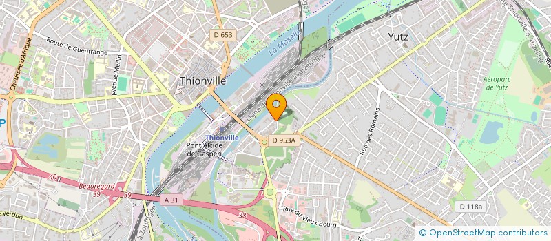 localisation de l'entreprise MONSIEUR QUENTIN PINCEMAILLE  THIONVILLE