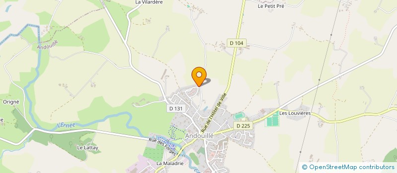 localisation de l'entreprise MONSIEUR QUENTIN PIRON  ANDOUILLE