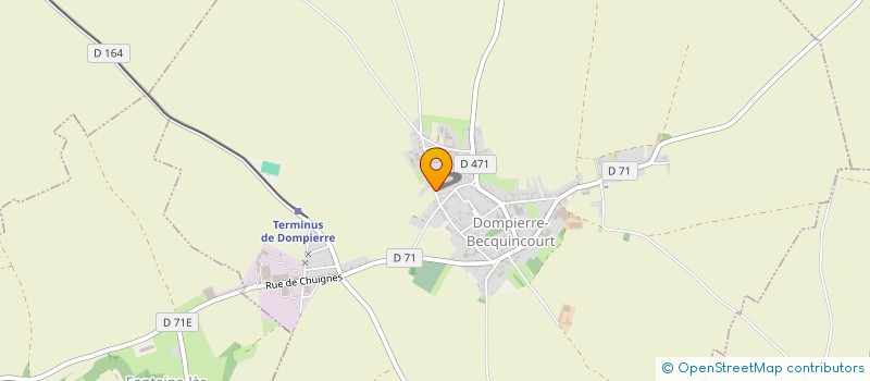 localisation de l'entreprise MONSIEUR QUENTIN PLAQUET  DOMPIERRE-BECQUINCOURT