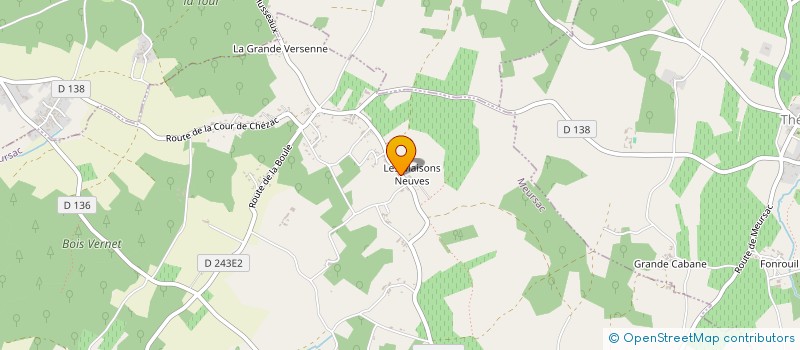 localisation de l'entreprise MONSIEUR QUENTIN PLISSONNEAU  MEURSAC