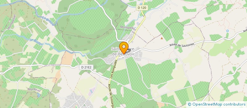 localisation de l'entreprise MONSIEUR QUENTIN POIROT  SAINT-HILAIRE-DE-BEAUVOIR