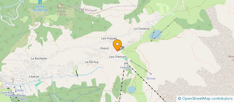 localisation de l'entreprise MONSIEUR QUENTIN POLLET à LA CLUSAZ