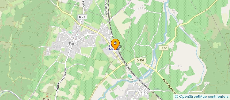 localisation de l'entreprise MONSIEUR QUENTIN PONT  FONS