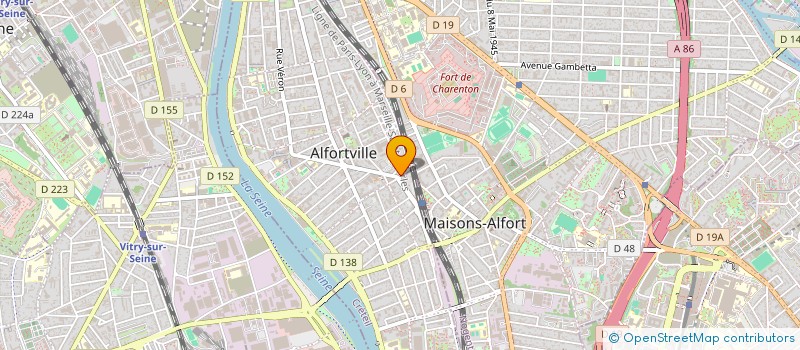 localisation de l'entreprise MONSIEUR QUENTIN PORTE à ALFORTVILLE