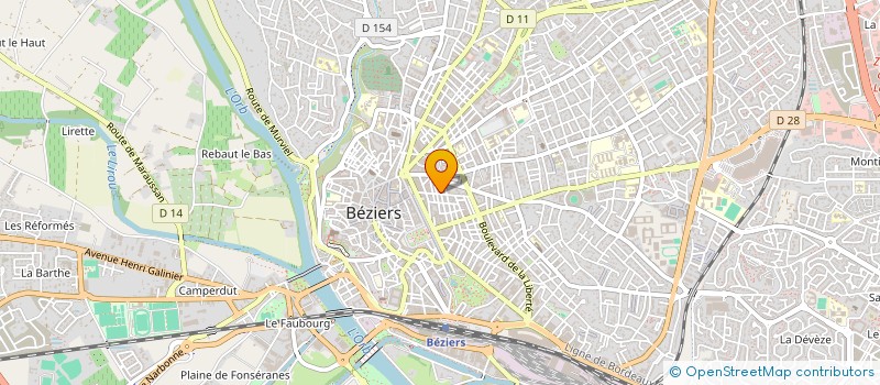 localisation de l'entreprise MONSIEUR QUENTIN POTEY  BEZIERS