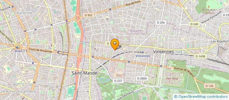 localisation de l'entreprise MONSIEUR QUENTIN POUDOULEC à VINCENNES