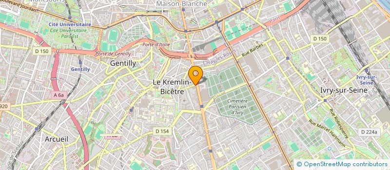 localisation de l'entreprise MONSIEUR QUENTIN POUMEYROL à LE KREMLIN-BICETRE