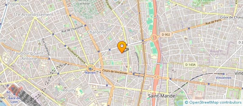 localisation de l'entreprise MONSIEUR QUENTIN PRAET  PARIS