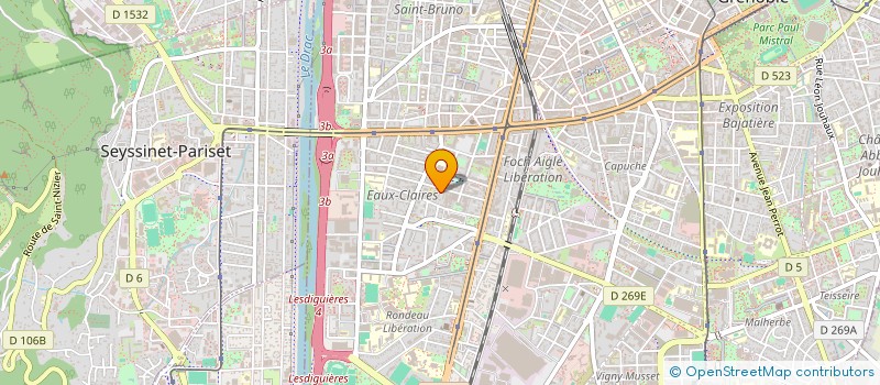 localisation de l'entreprise MONSIEUR QUENTIN PRAGOUT  GRENOBLE