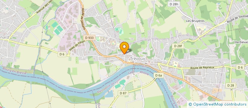 localisation de l'entreprise MONSIEUR QUENTIN PRIGENT à TREVOUX