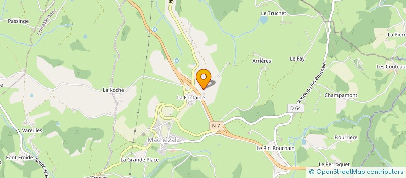 localisation de l'entreprise MONSIEUR QUENTIN PROTON  MACHEZAL