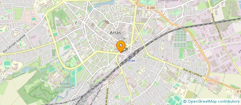 localisation de l'entreprise MONSIEUR QUENTIN PRUVOST à ARRAS