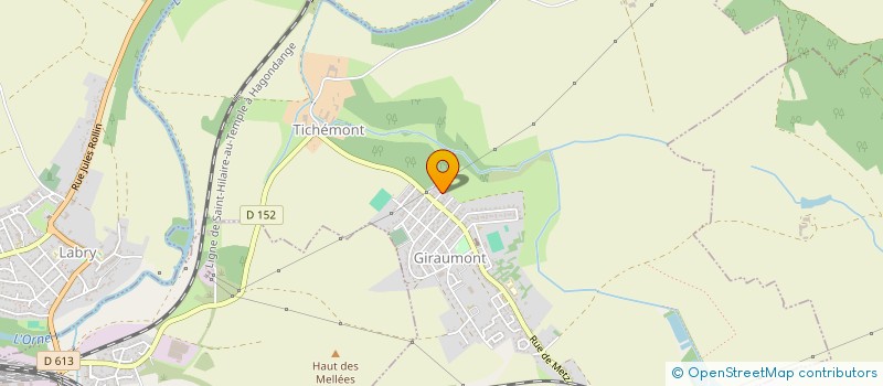 localisation de l'entreprise MONSIEUR QUENTIN QUENTIN  GIRAUMONT