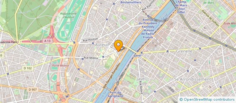 localisation de l'entreprise MONSIEUR QUENTIN QUENTIN DUBOIS  PARIS