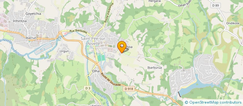 localisation de l'entreprise MONSIEUR QUENTIN QUENTIN DUTHEUIL à SAINT-PEE-SUR-NIVELLE