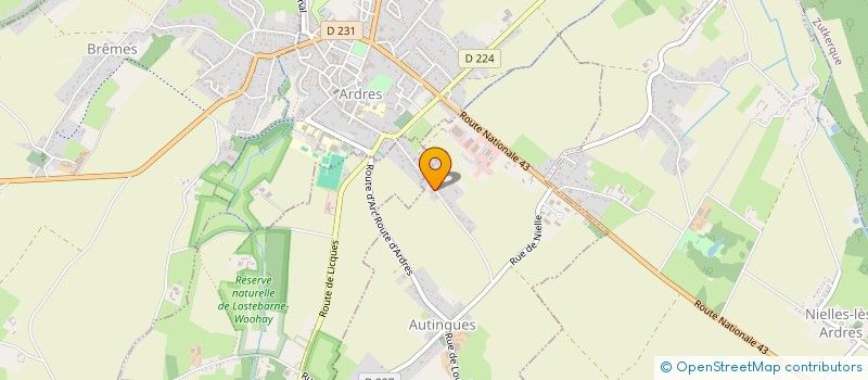 localisation de l'entreprise MONSIEUR QUENTIN QUEVA  AUTINGUES