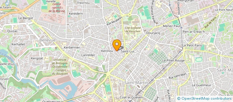 localisation de l'entreprise MONSIEUR QUENTIN QUILLIVIC à BREST