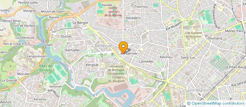 localisation de l'entreprise MONSIEUR QUENTIN RABE à BREST
