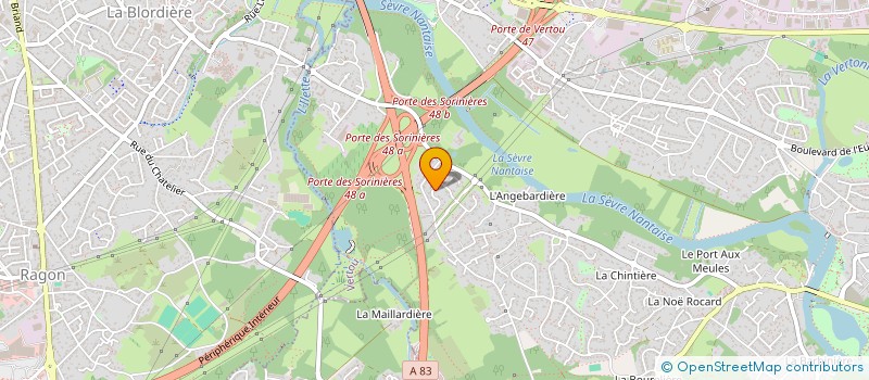 localisation de l'entreprise MONSIEUR QUENTIN RAYNAL à VERTOU