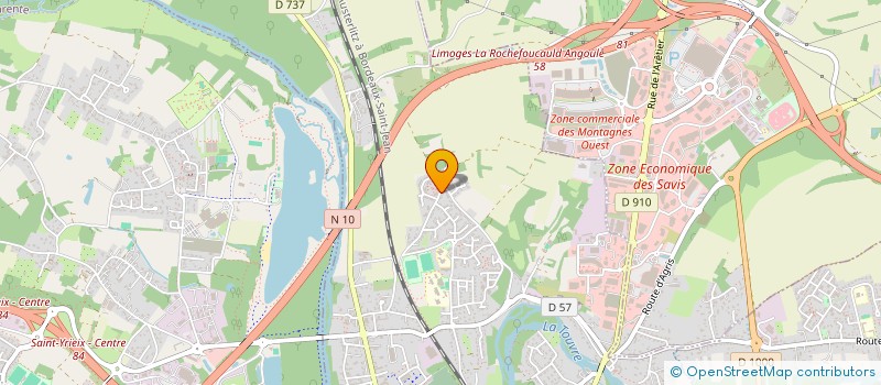 localisation de l'entreprise MONSIEUR QUENTIN RAYNAUD  GOND-PONTOUVRE