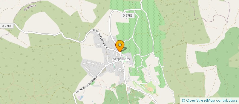 localisation de l'entreprise MONSIEUR QUENTIN REGIS à ARGELLIERS