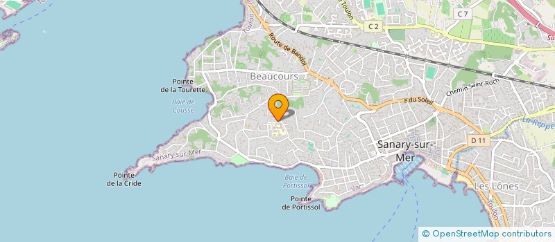 localisation de l'entreprise MONSIEUR QUENTIN REMI  SANARY-SUR-MER