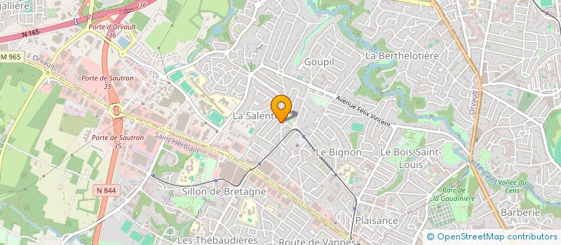 localisation de l'entreprise MONSIEUR QUENTIN REMY à ORVAULT