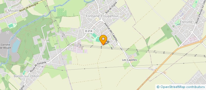 localisation de l'entreprise MONSIEUR QUENTIN RENOUF  FONTAINE-ETOUPEFOUR