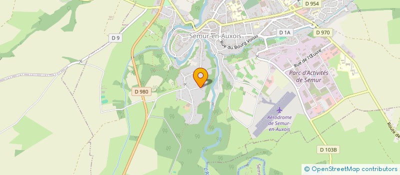 localisation de l'entreprise MONSIEUR QUENTIN REVEILLON à SEMUR-EN-AUXOIS
