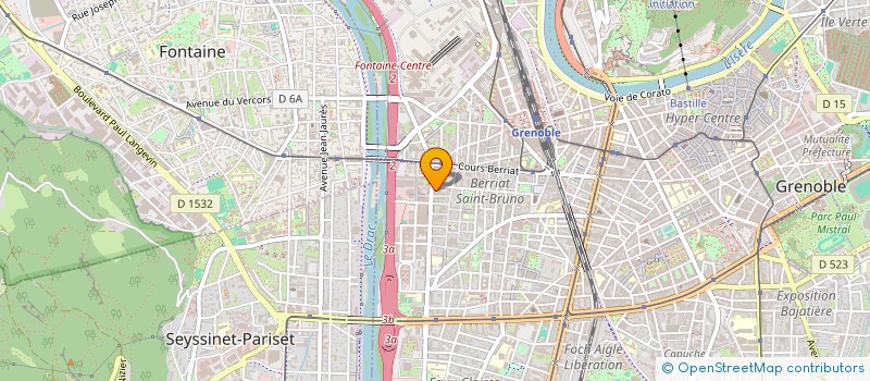 localisation de l'entreprise MONSIEUR QUENTIN REY  GRENOBLE