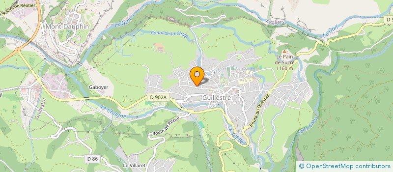 localisation de l'entreprise MONSIEUR QUENTIN REYNAUD  GUILLESTRE